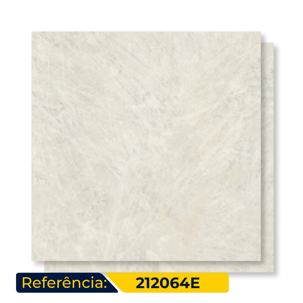 Porcelanato Natural Portobello 90x90cm Cristallo Bianco Retificado - 212064E