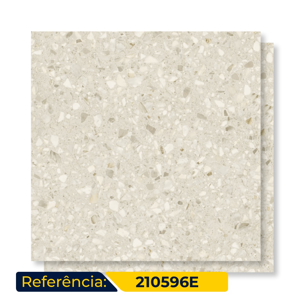 Porcelanato Natural Portobello 90x90cm Samba Rock Off Wh Retificado - 210596E