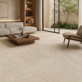 Porcelanato Natural Portobello 90x90cm Vena Roma Crema Retificado - 212066E