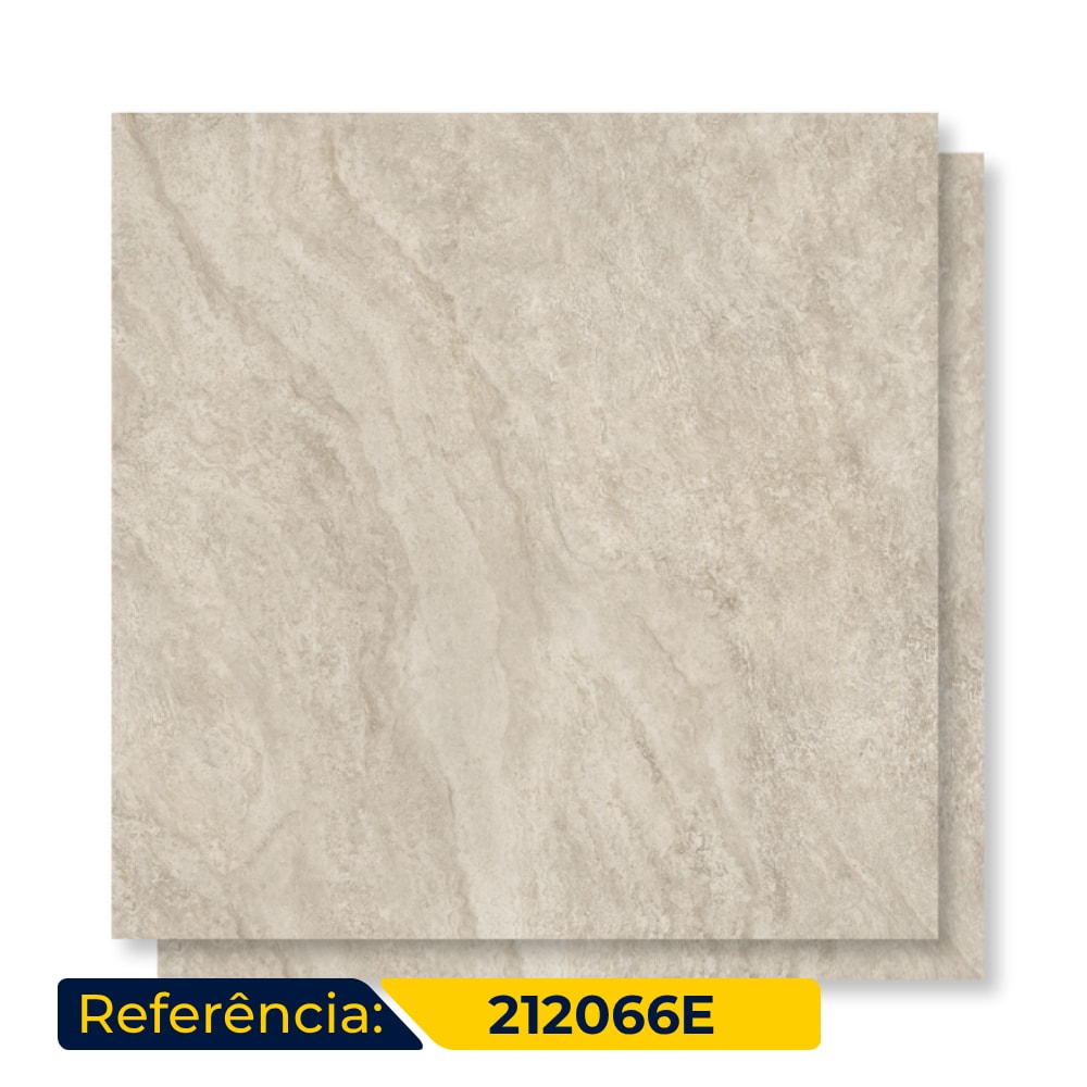 Porcelanato Natural Portobello 90x90cm Vena Roma Crema Retificado - 212066E