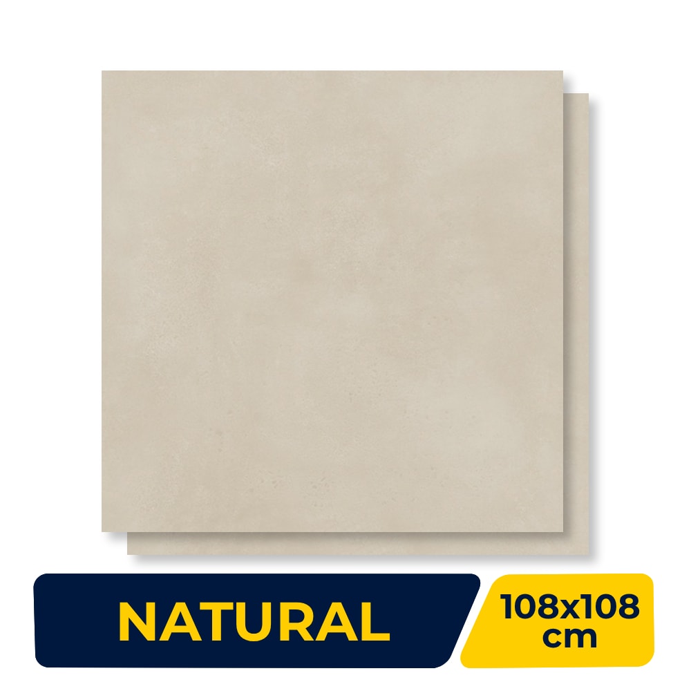 Porcelanato Natural Villagres 108x108cm House Beige Retificado - 108084