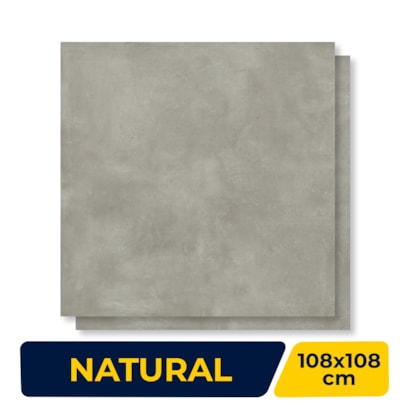 Porcelanato Natural Villagres 108x108cm House Cement Retificado - 108087