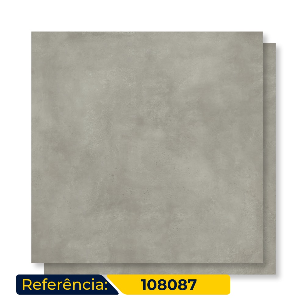 Porcelanato Natural Villagres 108x108cm House Cement Retificado - 108087