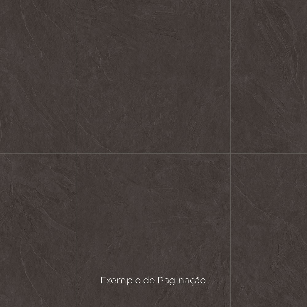 Porcelanato Natural Villagres 123x123cm Black Supreme Retificado - 123071