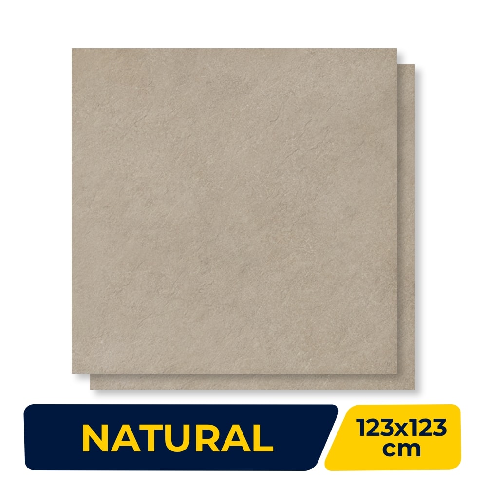 Porcelanato Natural Villagres 123x123cm Chronos Petra Retificado - 123073