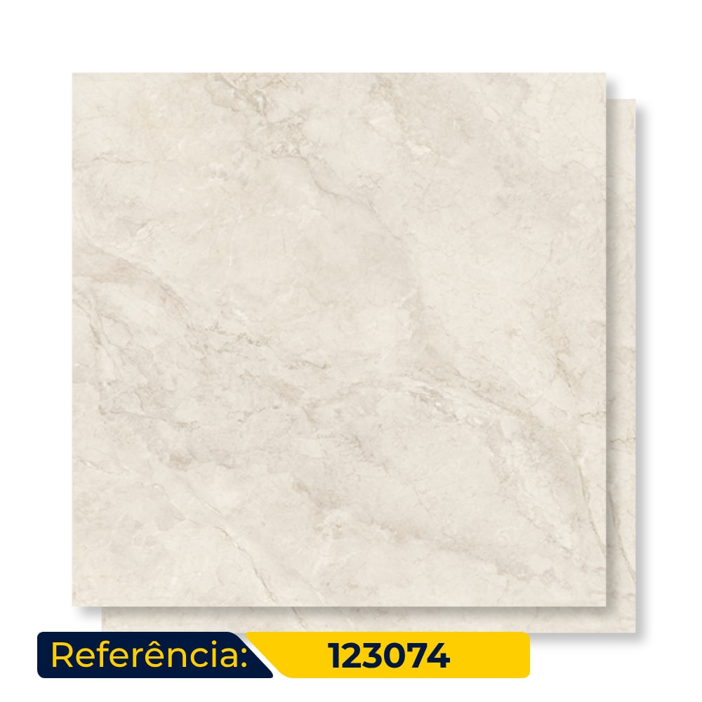 Porcelanato Natural Villagres 123x123cm Serenità Retificado - 123074