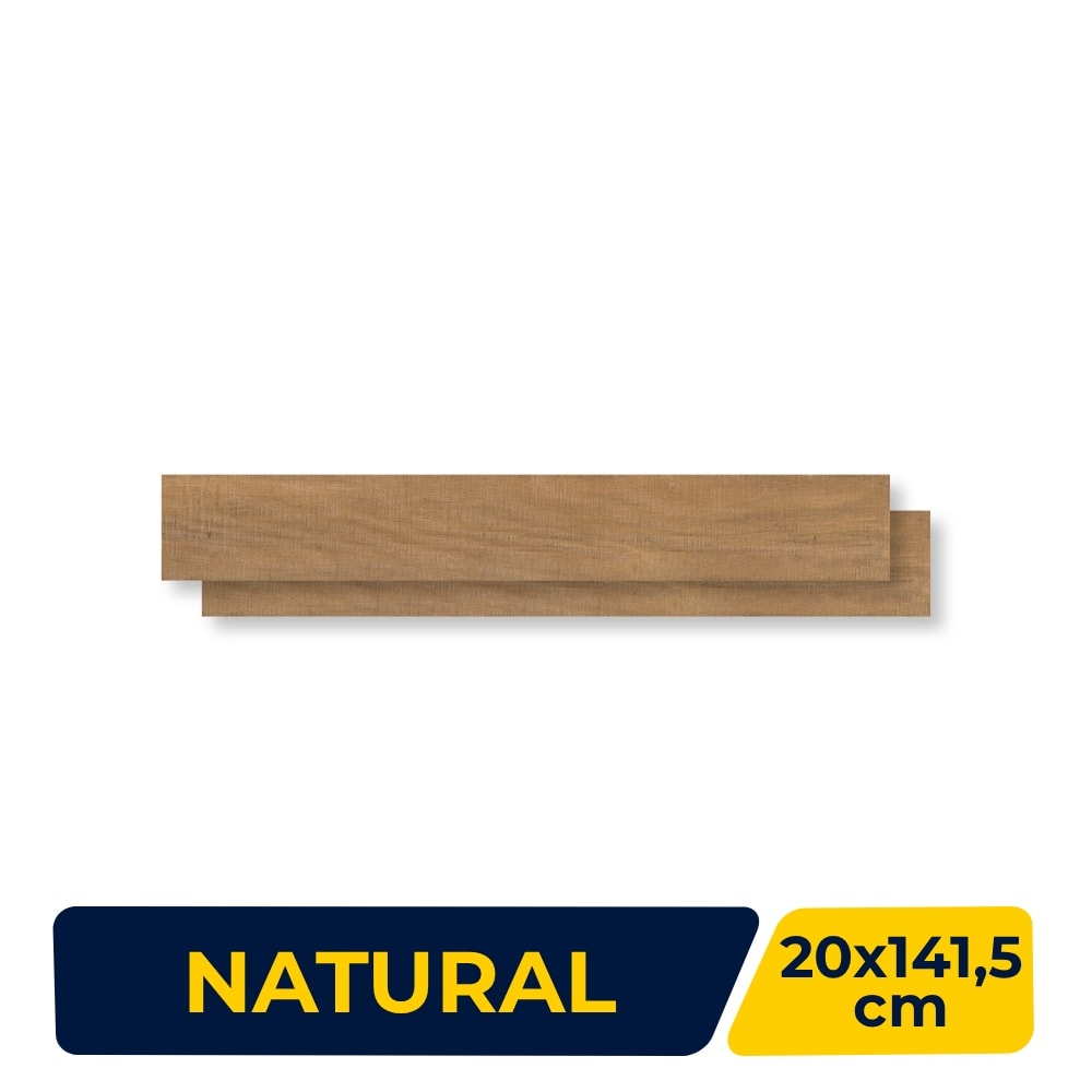 Porcelanato Natural Villagres 20x141,5cm Cerrado Retificado - 200038