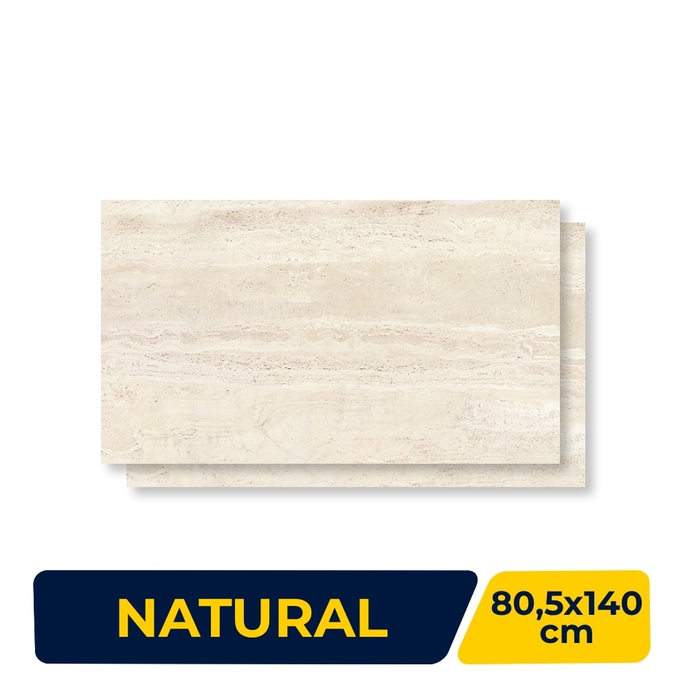 Porcelanato Natural Villagres 80,5x140cm Colosseo Retificado - 800037