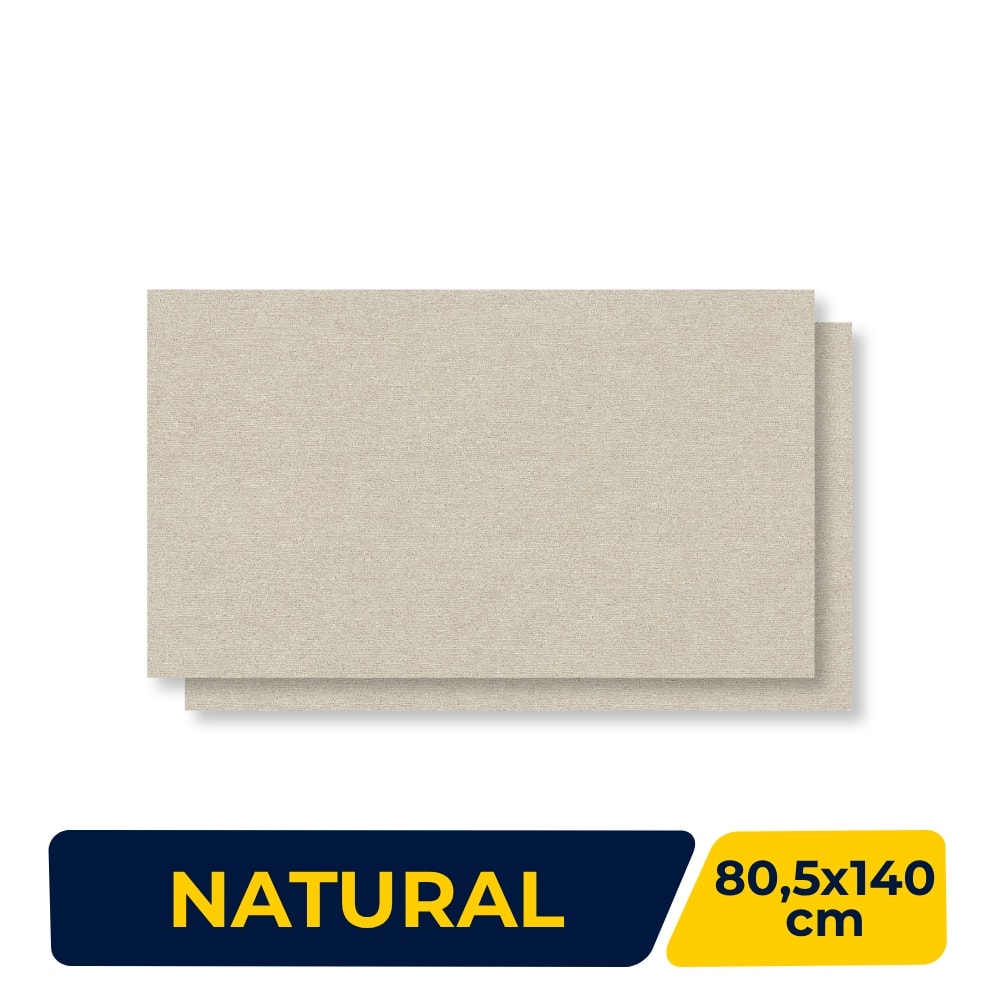 Porcelanato Natural Villagres 80,5x140cm Lunar Traços Retificado - 800087