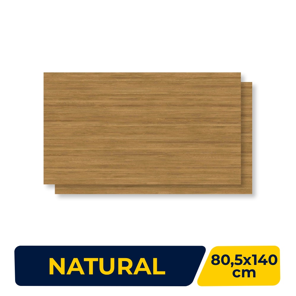 Porcelanato Natural Villagres 80,5x140cm Zion Carvalho Retificado - 800074