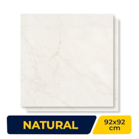 Porcelanato Natural Villagres 92x92cm Oro Firenze Retificado - 920063