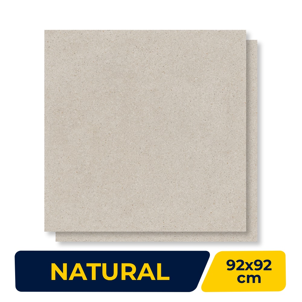 Porcelanato Natural Villagres 92x92cm Street Off White Retificado - 920064