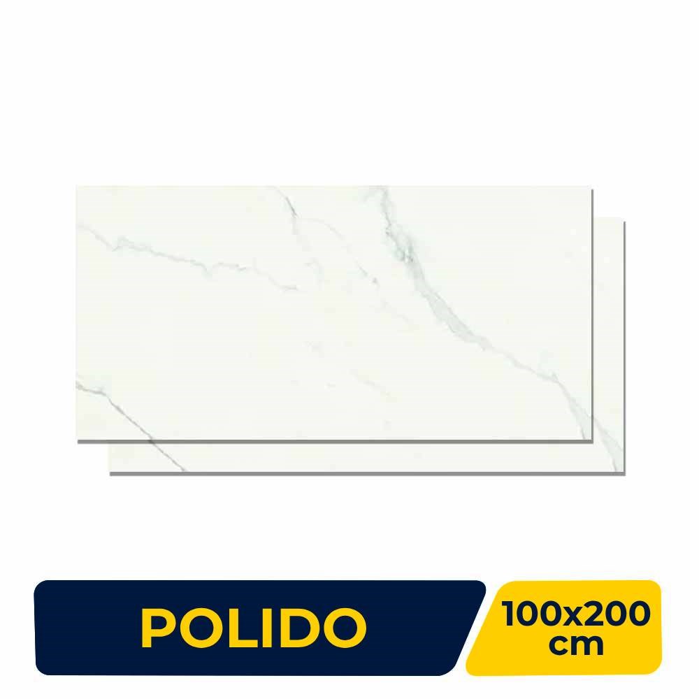 Porcelanato Polido 100x200cm Caixa 2,00m² Incepa Venatino MC Retificado - 98050002