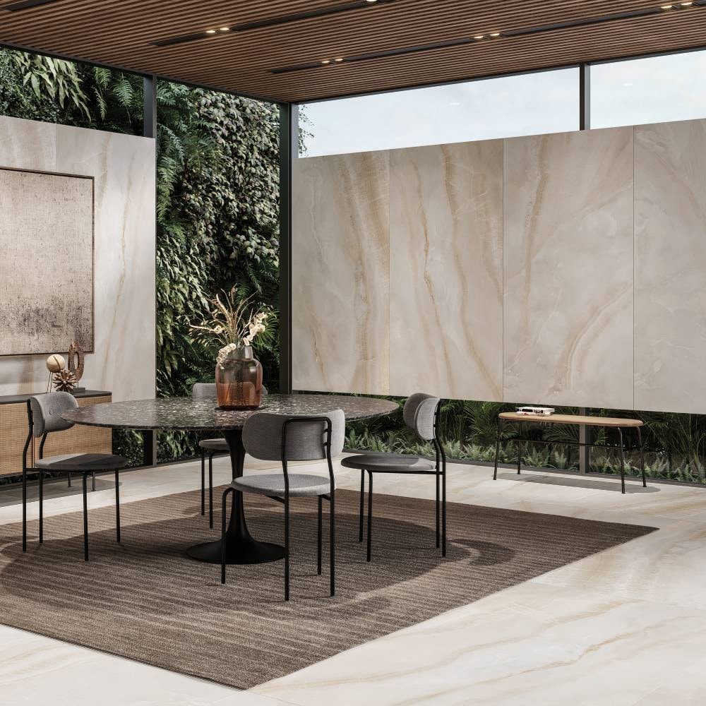 Porcelanato Polido 100x200cm Caixa 2,00m² Roca Allure Retificado - FIC02ZF04