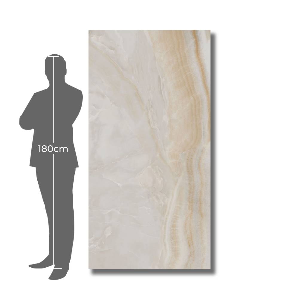 Porcelanato Polido 100x200cm Caixa 2,00m² Roca Allure Retificado - FIC02ZF04
