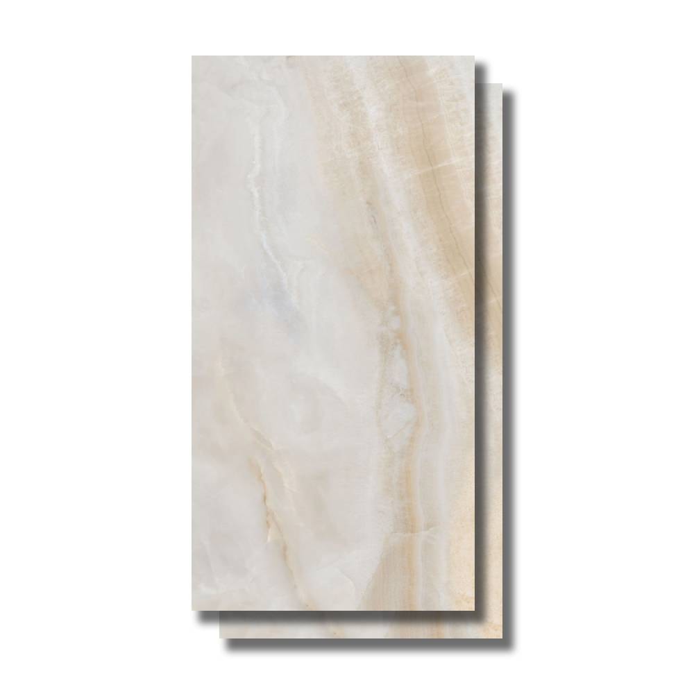 Porcelanato Polido 100x200cm Caixa 2,00m² Roca Allure Retificado - FIC02ZF04