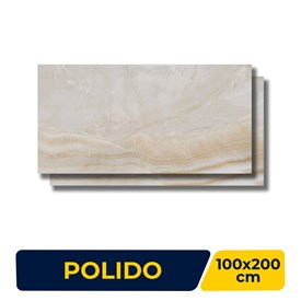 Porcelanato Polido 100x200cm Caixa 2,00m² Roca Allure Retificado - FIC02ZF04