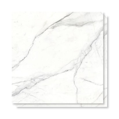 Porcelanato Polido 106,5x106,5cm Caixa 2,27m² Villagres Castellamare Bianco Retificado - 106006