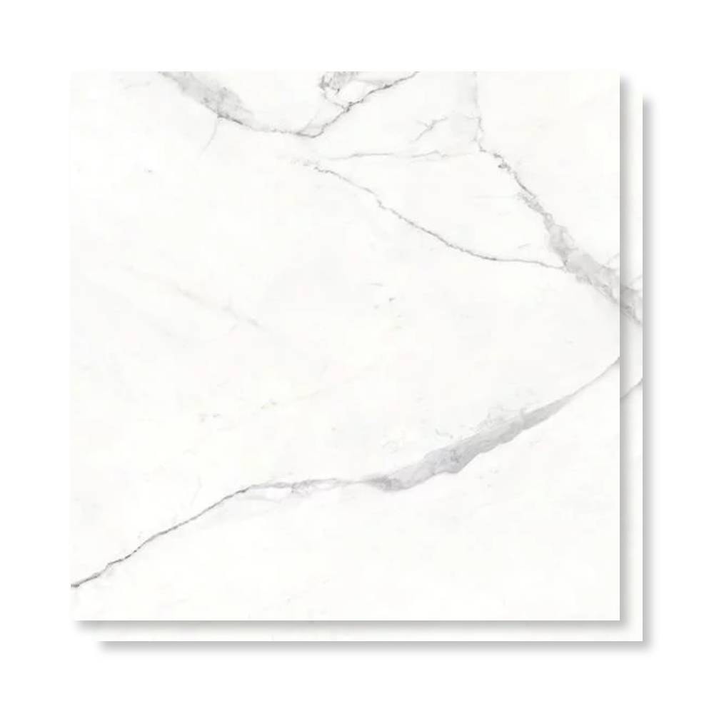 Porcelanato Polido 106,5x106,5cm Caixa 2,27m² Villagres Castellamare Bianco Retificado - 106006