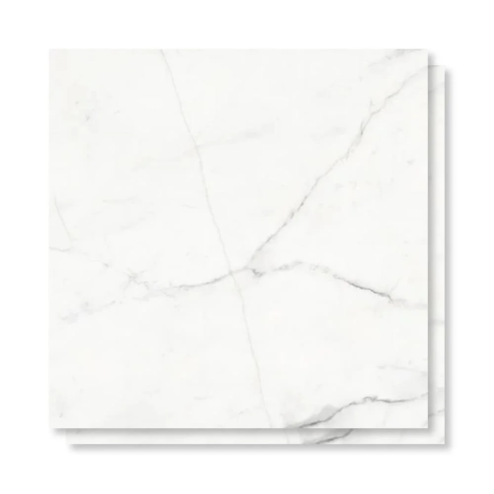 Porcelanato Polido 106,5x106,5cm Caixa 2,27m² Villagres Castellamare Bianco Retificado - 106006