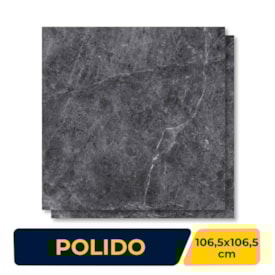 Porcelanato Polido 106,5x106,5cm Caixa 2,27m² Villagres Galaxy - 106024