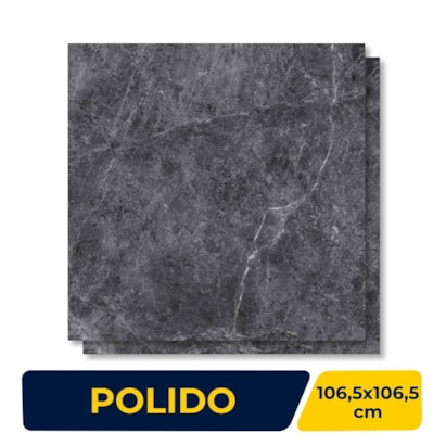 Porcelanato Polido 106,5x106,5cm Caixa 2,27m² Villagres Galaxy - 106024