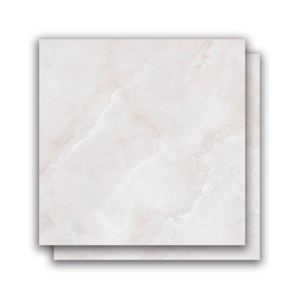 Porcelanato Polido 106,5x106,5cm Caixa 2,27m² Villagres Palazzo Venezia Retificado - 106008