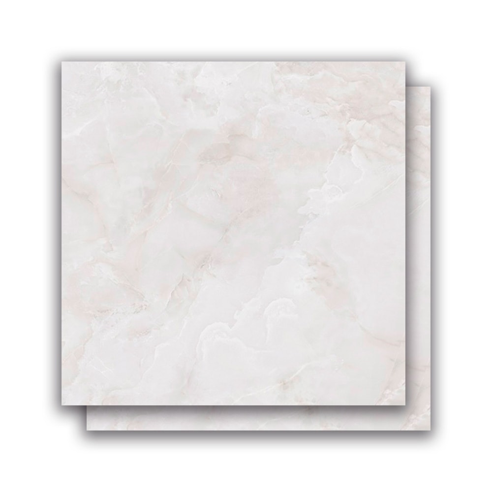 Porcelanato Polido 106,5x106,5cm Caixa 2,27m² Villagres Palazzo Venezia Retificado - 106008