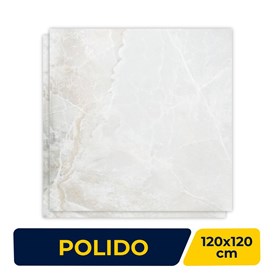 Porcelanato Polido 119,5x119,5cm Caixa 2,85m² Roca Athea Retificado - FRV01E8041
