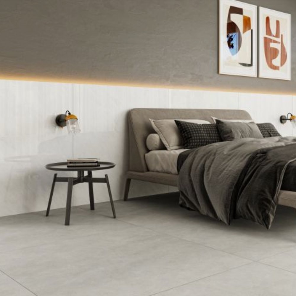 Porcelanato Polido 119x119 Caixa 2,83m² Gaudi Snow Retificado - 84051