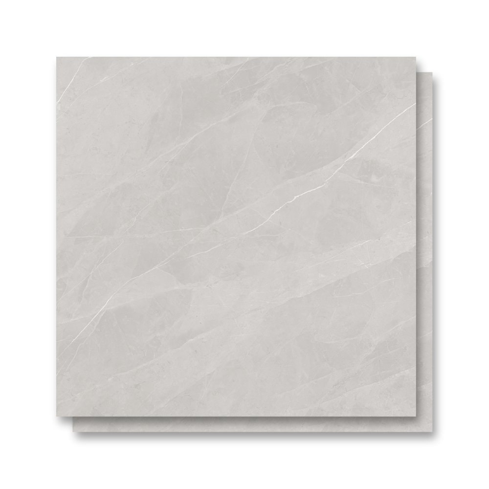 Porcelanato Polido 120x120cm Caixa 2,85m² Incepa Ortiz Cinza Mc Retificado - INC04DO0015A