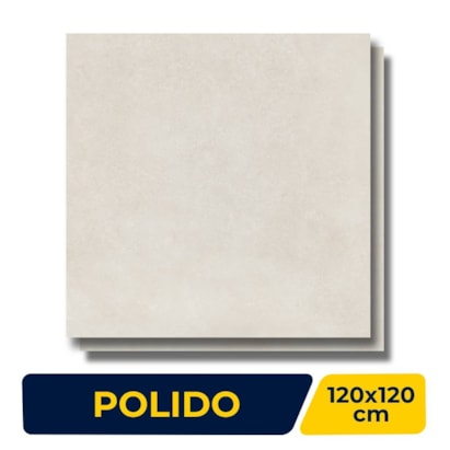 Porcelanato Polido 120x120cm Caixa 2,85m² Incepa Urbano Cinza Retificado - INC06DO0003A