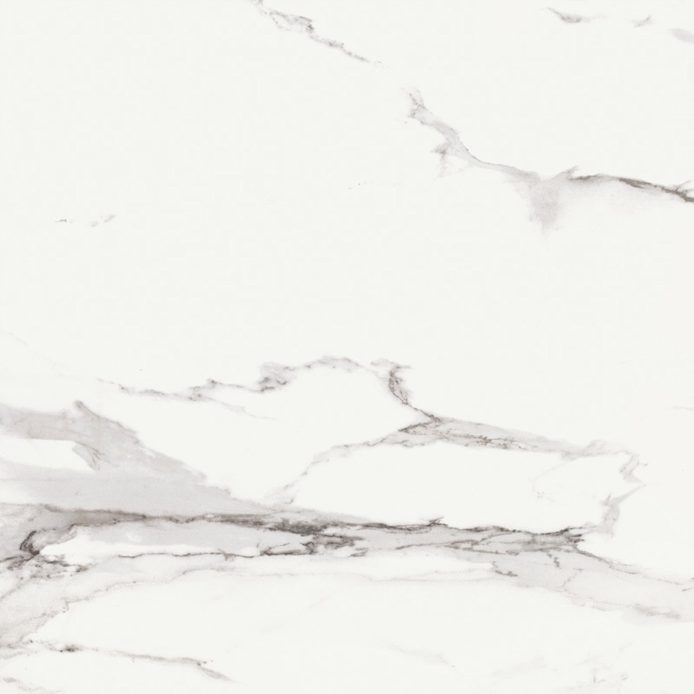 Porcelanato Polido 120x120cm Caixa 2,85m² Roca Calacata Light Micro Crystal Retificado - FOI01E801