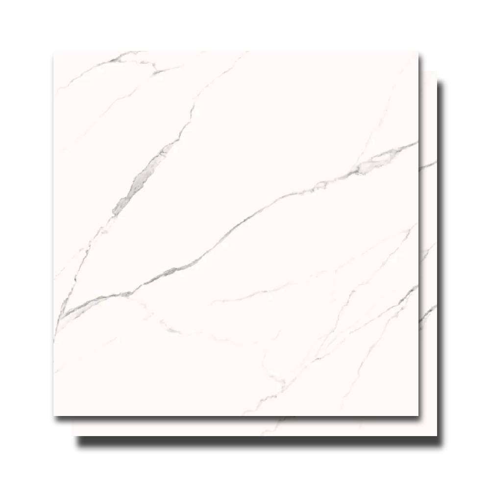 Porcelanato Polido 120x120cm Caixa 2,88m² Damme Statuario Retificado - PR24187