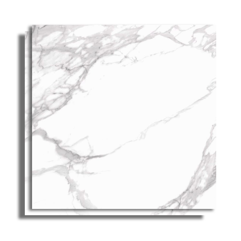 Porcelanato Polido 121,5x121,5cm Caixa 2,95m² Carrara Toscana Retificado - 121001
