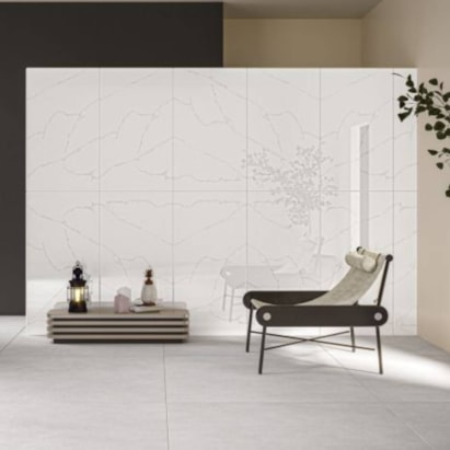 Porcelanato Polido 60x119cm Caixa 2,15m² Gaudi Calacata Endless Retificado - 86541