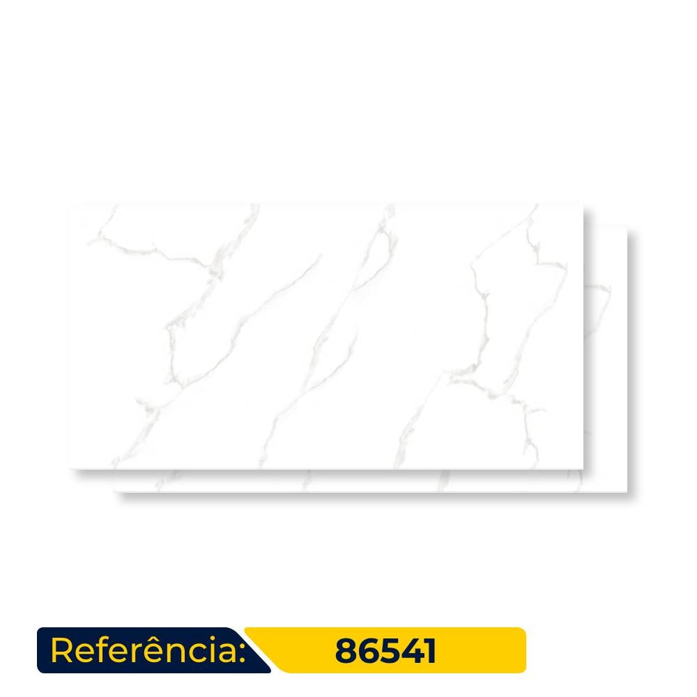 Porcelanato Polido 60x119cm Caixa 2,15m² Gaudi Calacata Endless Retificado - 86541