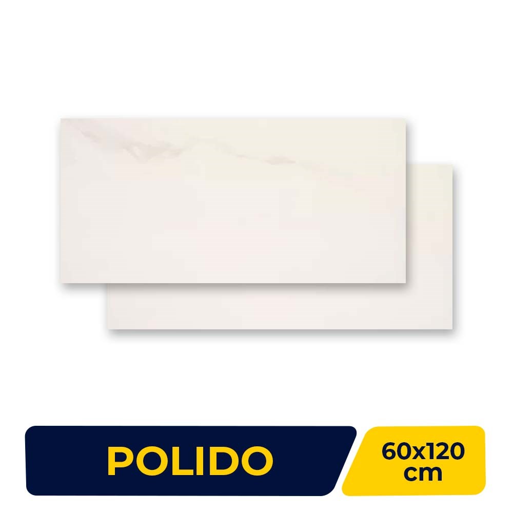 Porcelanato Polido 60x120cm Caixa 1,43m² Portobello Michelangelo Retificado - 28670E