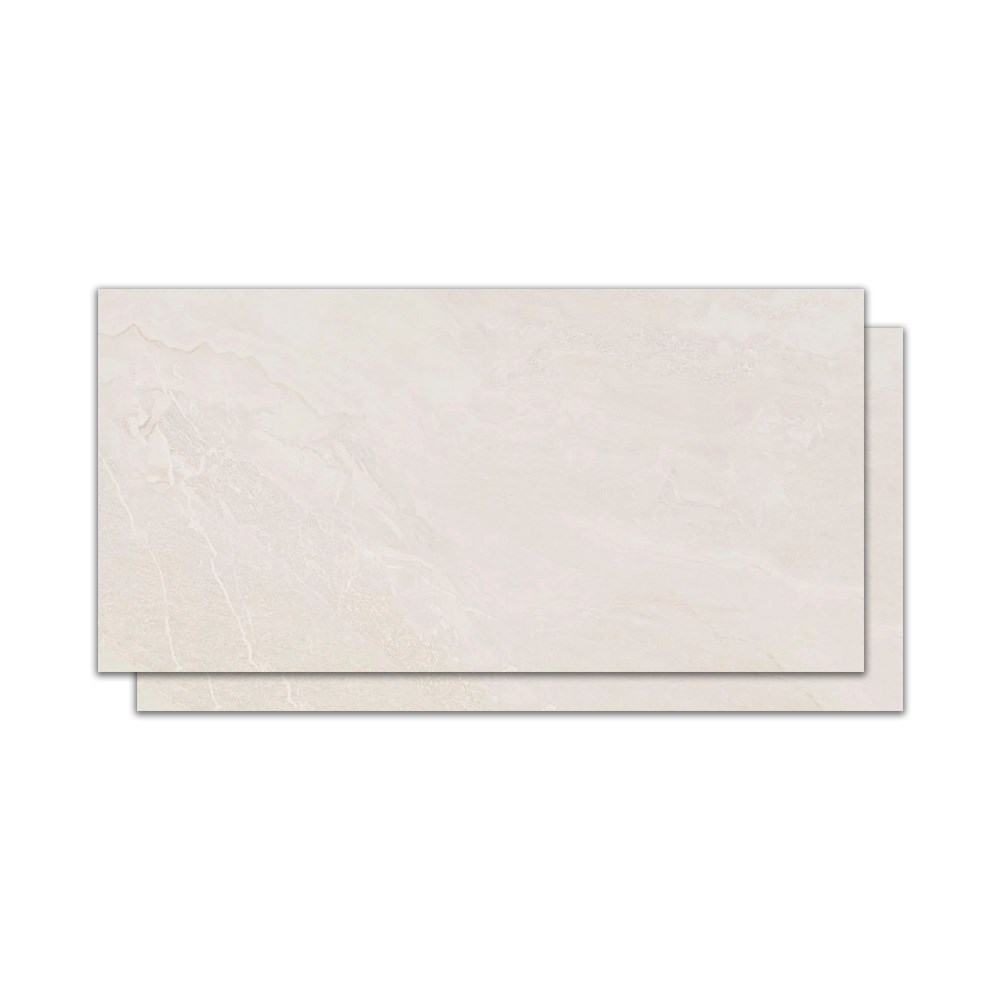 Porcelanato Polido 60x120cm Caixa 1,43m² Portobello Storm White Retificado - 204286E
