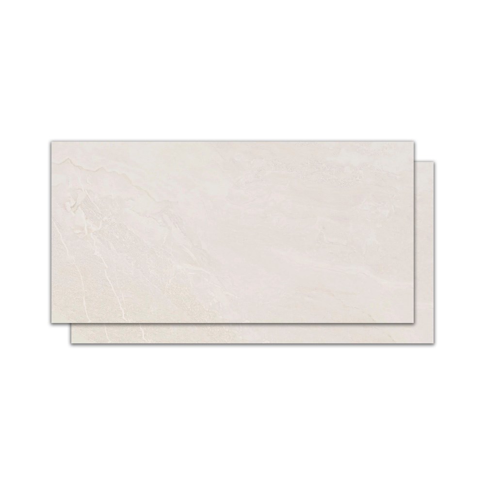 Porcelanato Polido 60x120cm Caixa 1,43m² Portobello Storm White Retificado - 204286E
