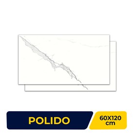 Porcelanato Polido 60x120cm Caixa 2,13m² Incepa Venatino Retificado - INC06DB0001