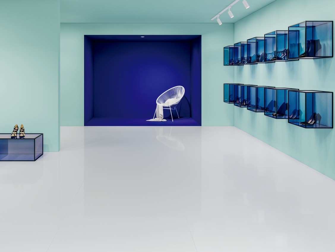 Porcelanato Polido 60x120cm Caixa 2,13m² Roca Koronis White Micro Crystal Retificado - FZO015401