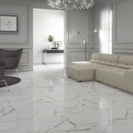 Porcelanato Polido 61x120cm Caixa 2,20m² Damme Calacata Retificado - PR12002