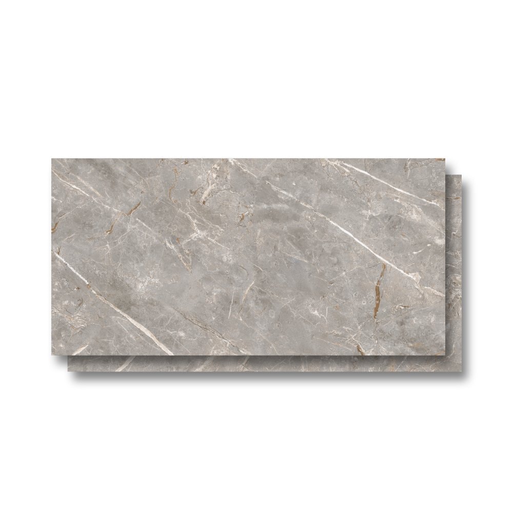 Porcelanato Polido 61x120cm Caixa 2,20m² Damme Pietra Del Portoallo Retificado - PR12268