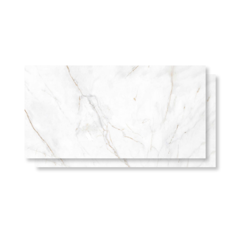 Porcelanato Polido 62x120cm Caixa 2,26m² Castelli Castel Tasso Lux Retificado - P70604