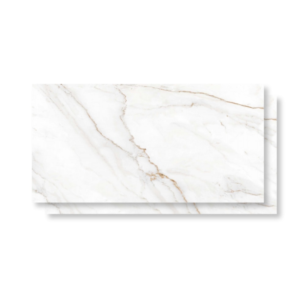 Porcelanato Polido 62x120cm Caixa 2,26m² Castelli Castel Tasso Lux Retificado - P70604