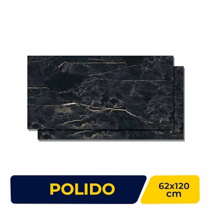 Porcelanato Polido 62x120cm Caixa 2,26m² Castelli Gran Castelo Arundel Retificado - P70635