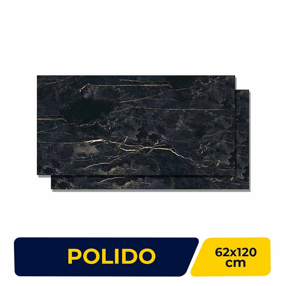 Porcelanato Polido 62x120cm Caixa 2,26m² Castelli Gran Castelo Arundel Retificado - P70635