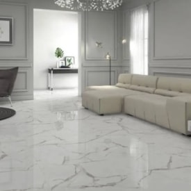 Porcelanato Polido 62x121cm Caixa 2,25m² Damme Calacata Retificado - PR12002