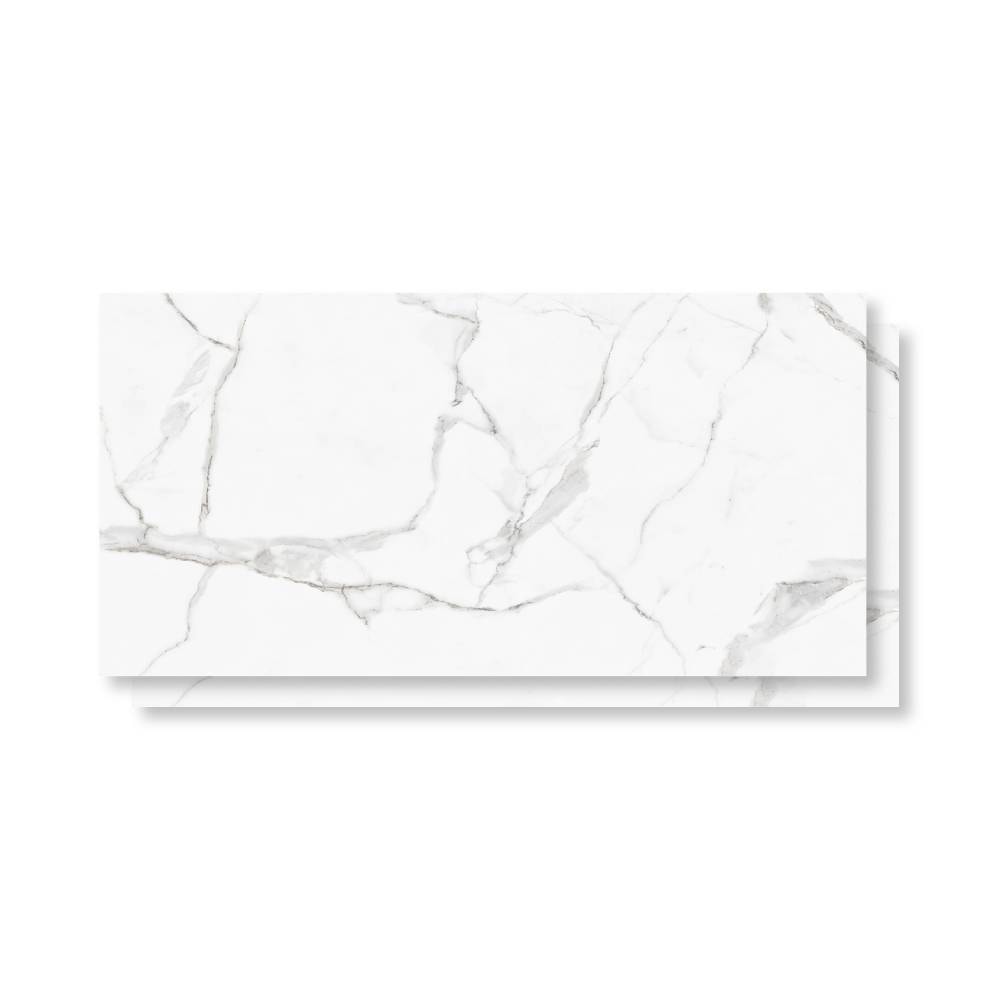 Porcelanato Polido 62x121cm Caixa 2,25m² Damme Calacata Retificado - PR12002